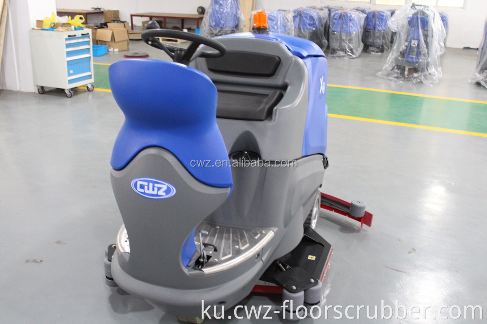 Hot selling battery charge ride on floor scrubber dryer